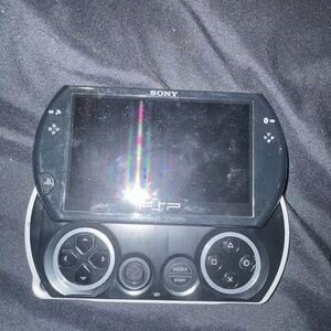 Sony PSP Go Handheld Console - Black and Silver